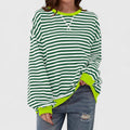 Kayli | Women's Oversized Striped Sweater