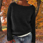 Sylvie | Women's Boat Neck Layered Knit Jumper