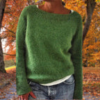 Sylvie | Women's Boat Neck Layered Knit Jumper