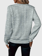 Nora | Women's Cable Knit Quarter-Zip Sweater