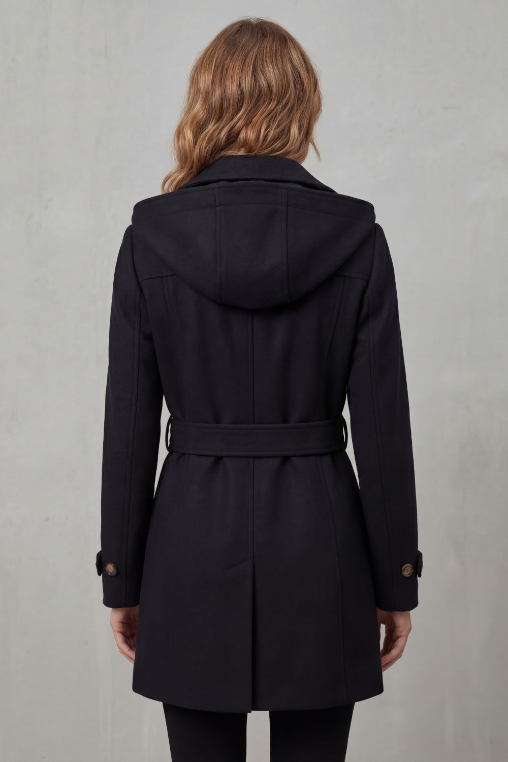 Hélène | Women's Hooded Double Breasted Trench Coat
