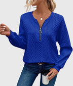 Nora | Women's Cable Knit Quarter-Zip Jumper