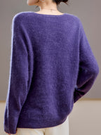 Colette | Women's Cashmere Wool Blend V-Neck Sweater