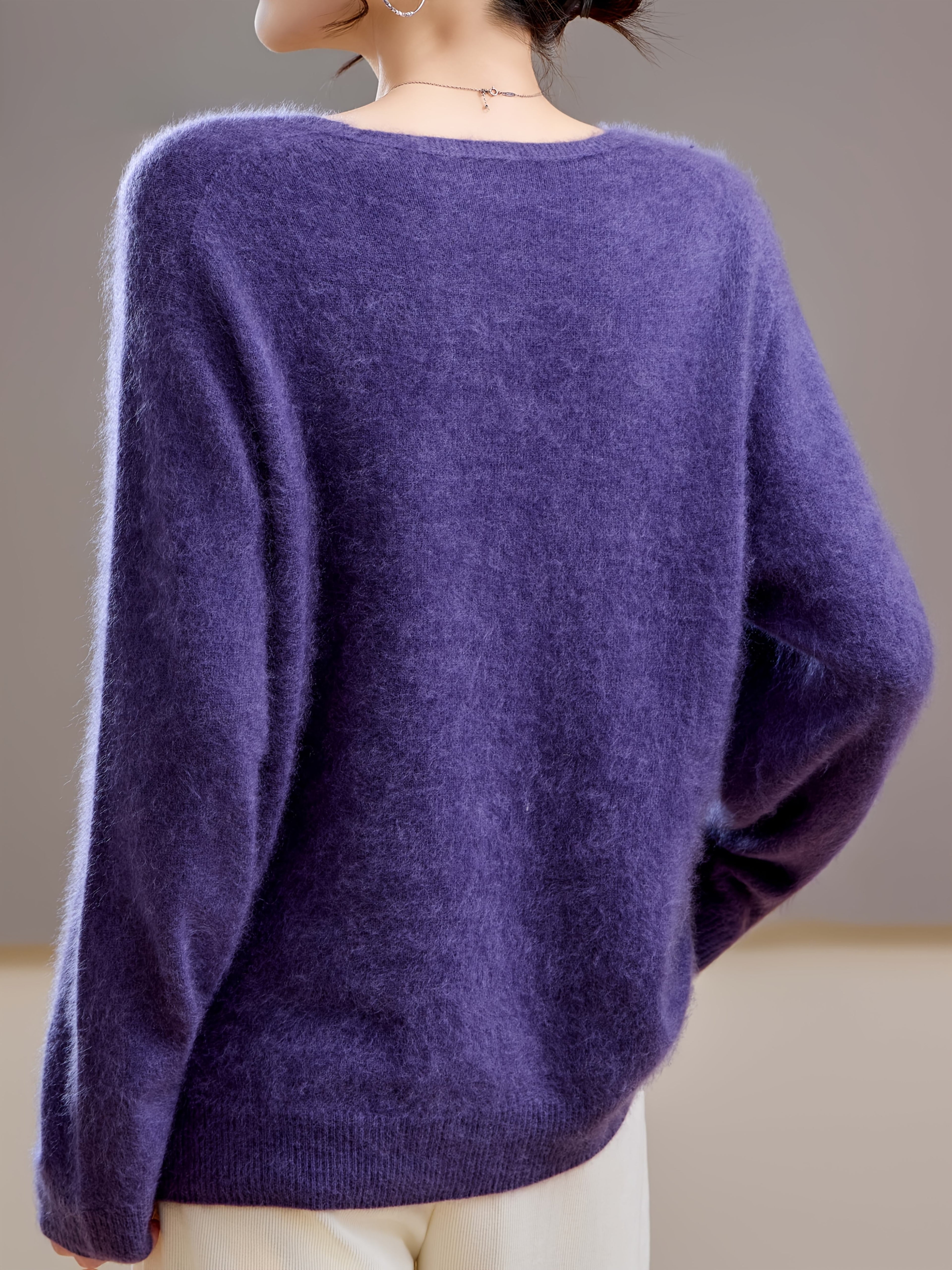 Colette | Women's Cashmere Wool Blend V-Neck Sweater