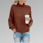 Valerianne | Women's Chunky Knit Turtleneck Sweater