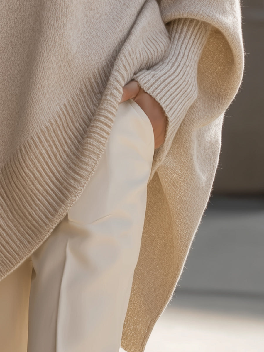 Callowyn | Women's Oversized Cashmere Cape Sweater