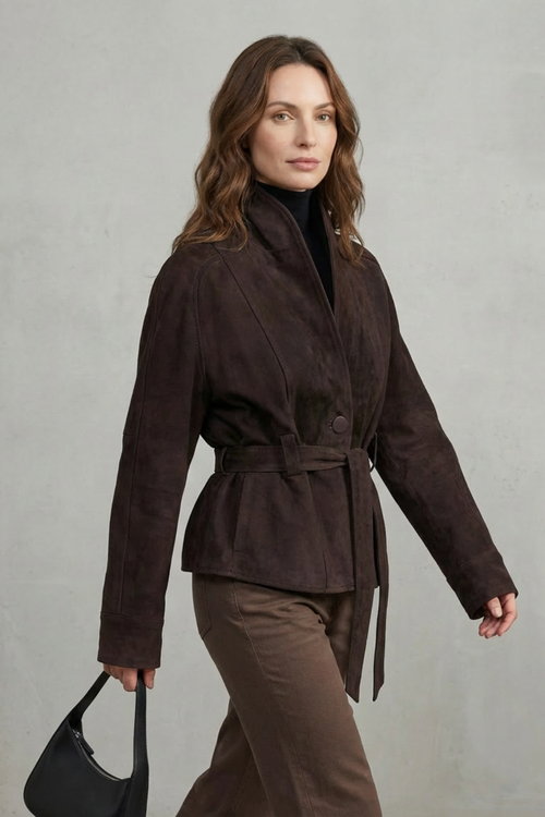 Alette | Women's Cropped Double Breasted Wool Jacket