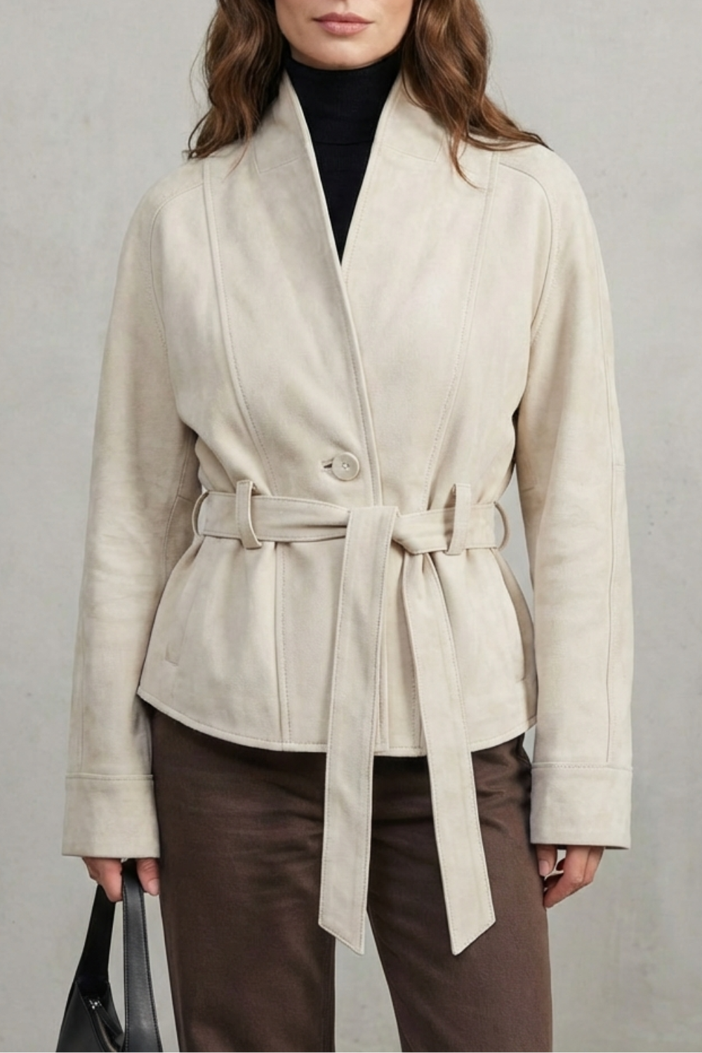 Alette | Women's Cropped Double Breasted Wool Jacket