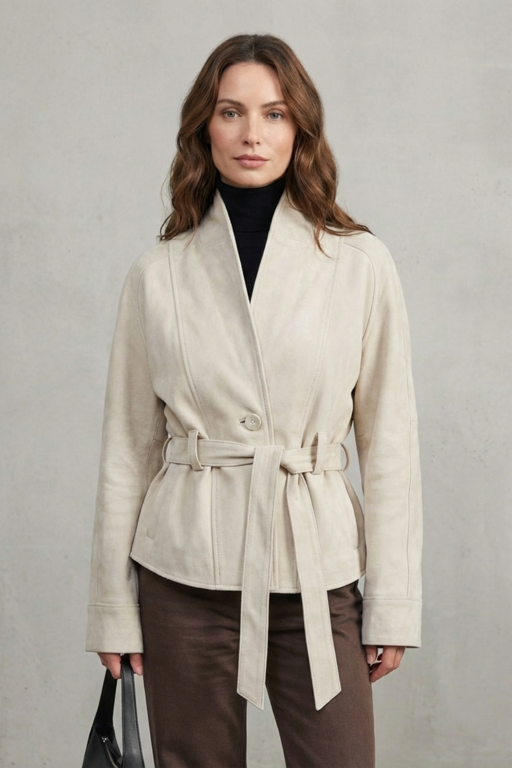 Alette | Women's Cropped Double Breasted Wool Jacket