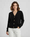 Women’s Knit Cardigan with Button Placket - Crawleigh