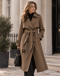 Renée | Women's Long Belted Trench Coat