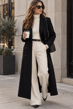 Valderine | Women's Tailored Long Wool Coat
