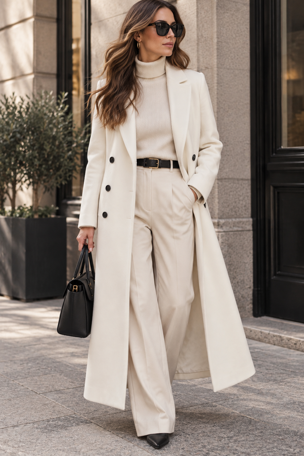 Valderine | Women's Tailored Long Wool Coat