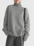 Alizandra | Women's Oversized Luxury Turtleneck Sweater