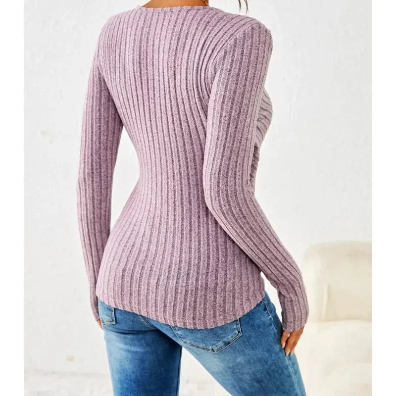 Women’s Tummy Tucking Long Sleeve Top - Crawleigh