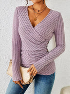 Women’s Tummy Tucking Long Sleeve Top - Crawleigh