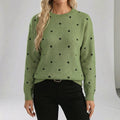 Women's Relaxed Fit Polka Dot Sweater - Crawleigh