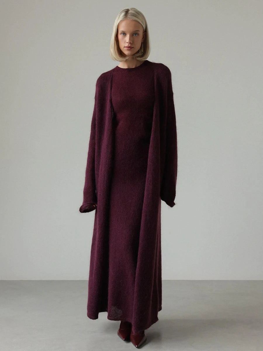 Élise | Women's Knit Maxi Co-Ord Set