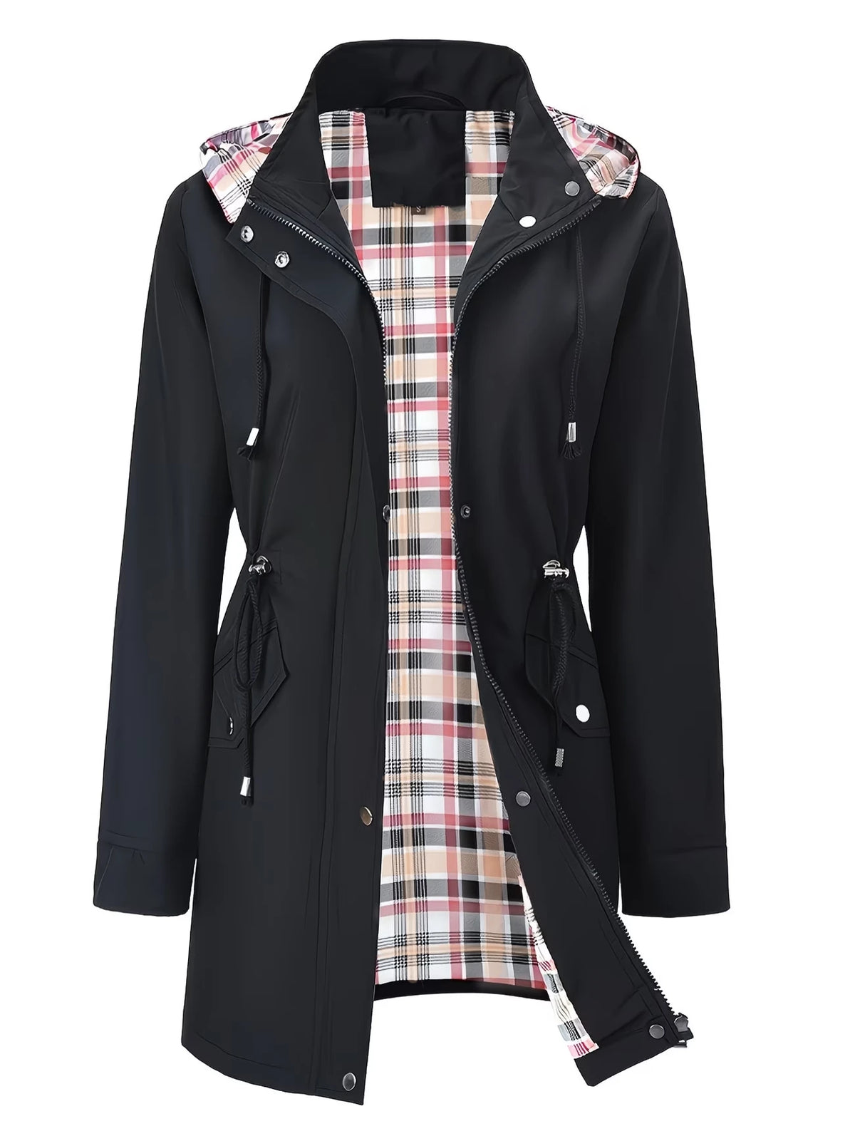 Petra | Women's 3-in-1 Hooded Zip Waterproof Trench Jacket
