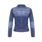 Women’s Short Denim Casual Jacket - Craw Leigh