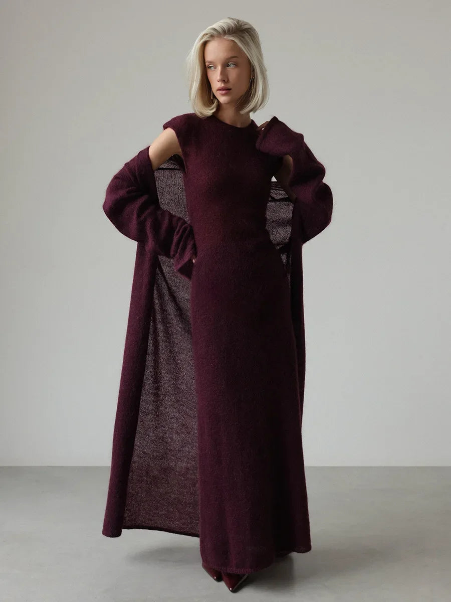 Élise | Women's Knit Maxi Co-Ord Set