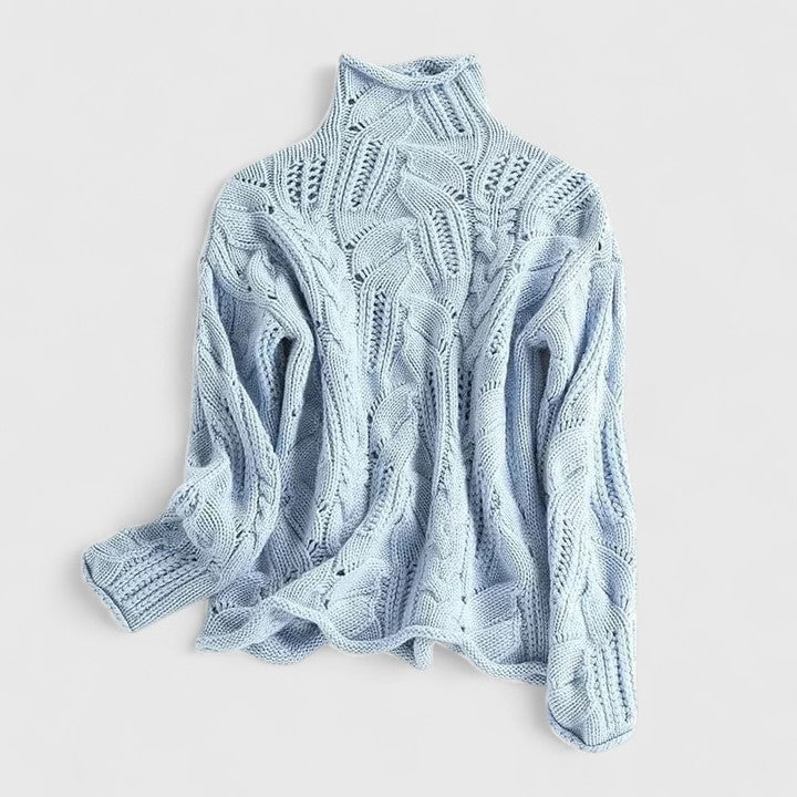 Zendrielle | Women's Cable Knit Turtleneck Sweater