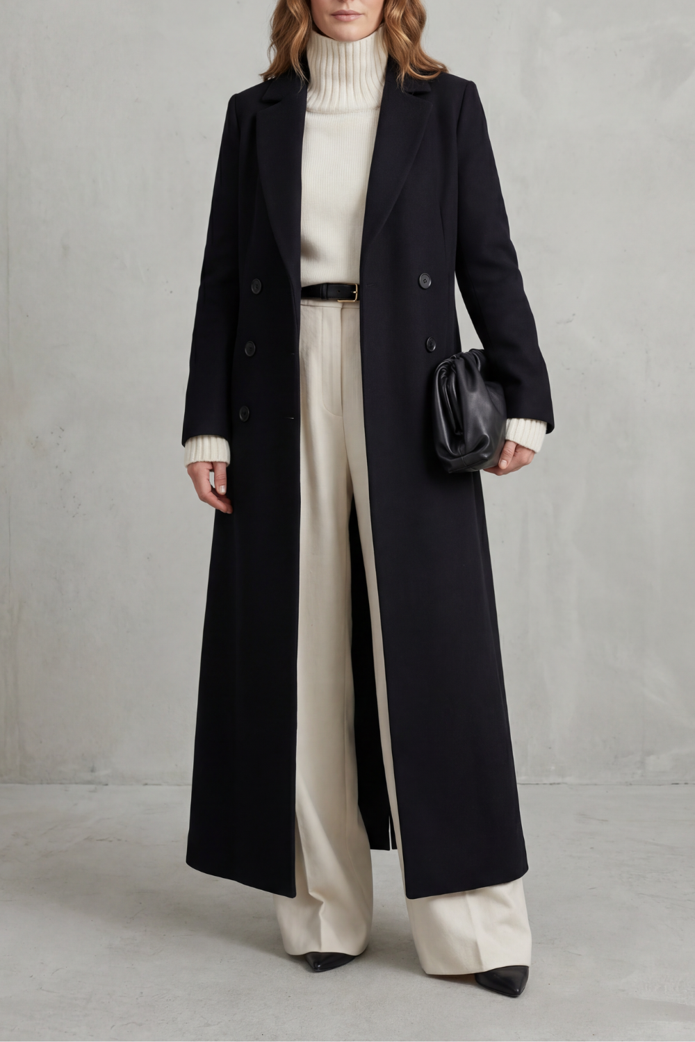Valderine | Women's Tailored Long Wool Coat