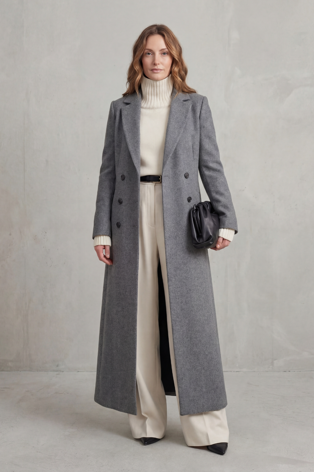 Valderine | Women's Tailored Long Wool Coat