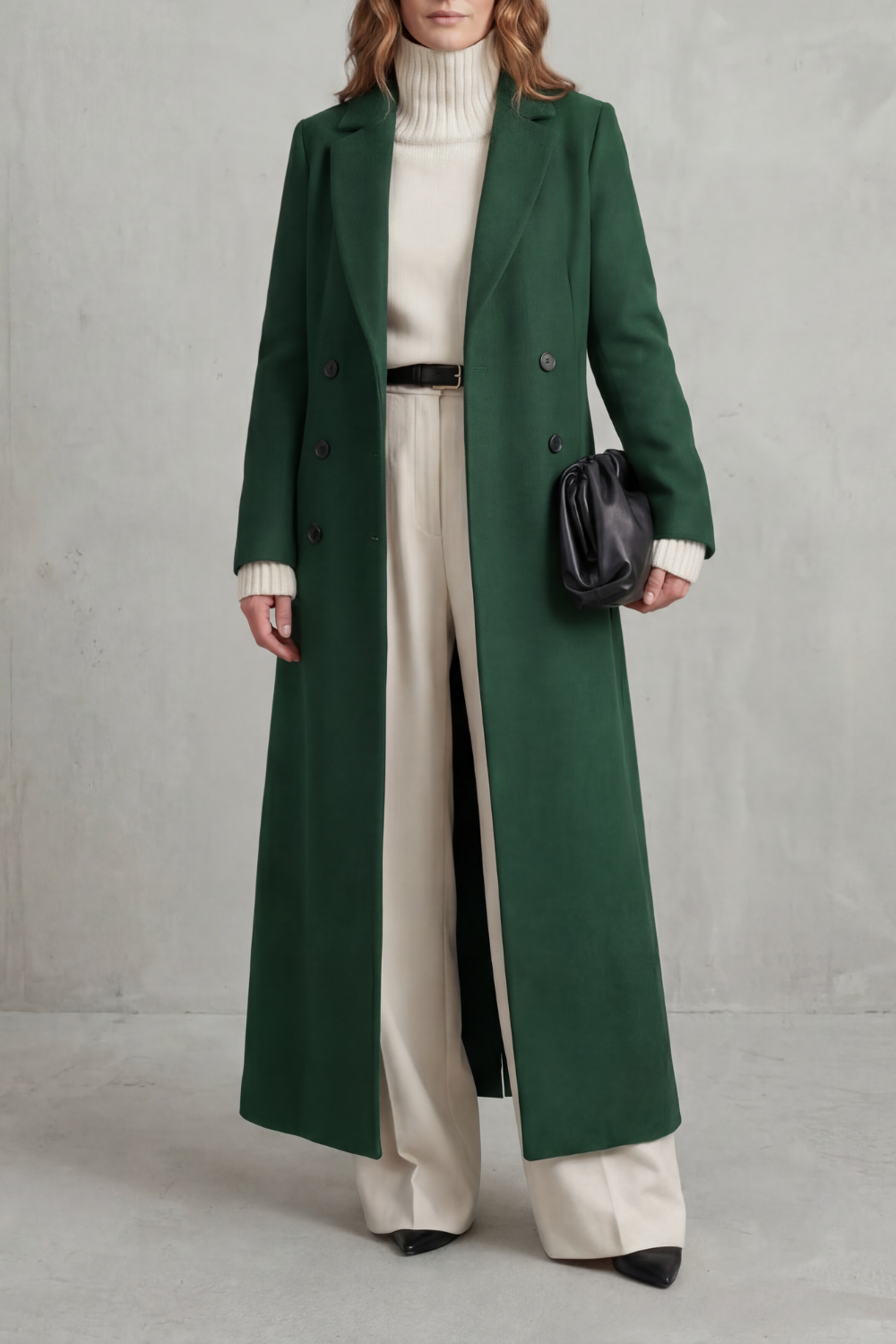 Valderine | Women's Tailored Long Wool Coat