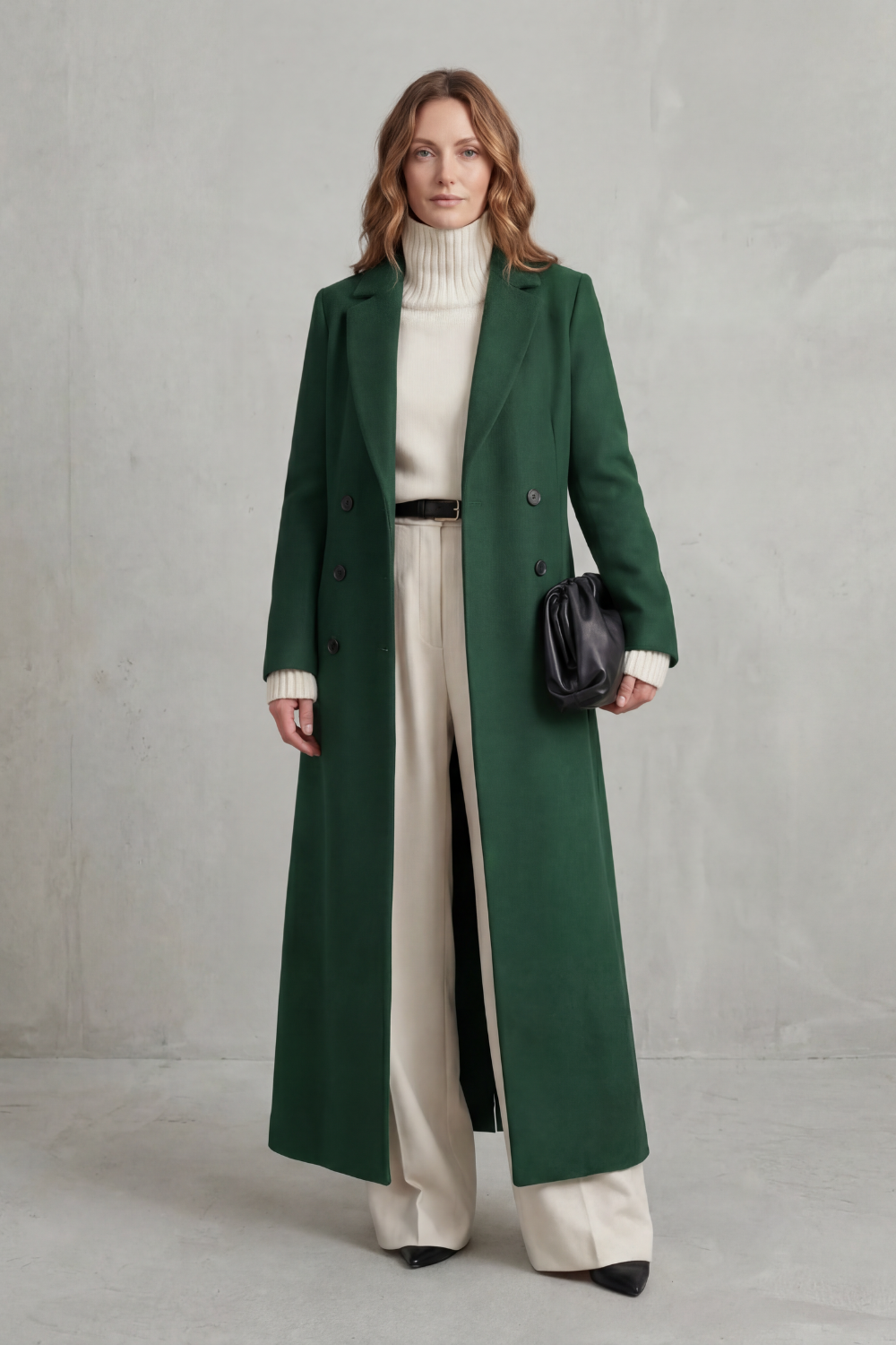Valderine | Women's Tailored Long Wool Coat