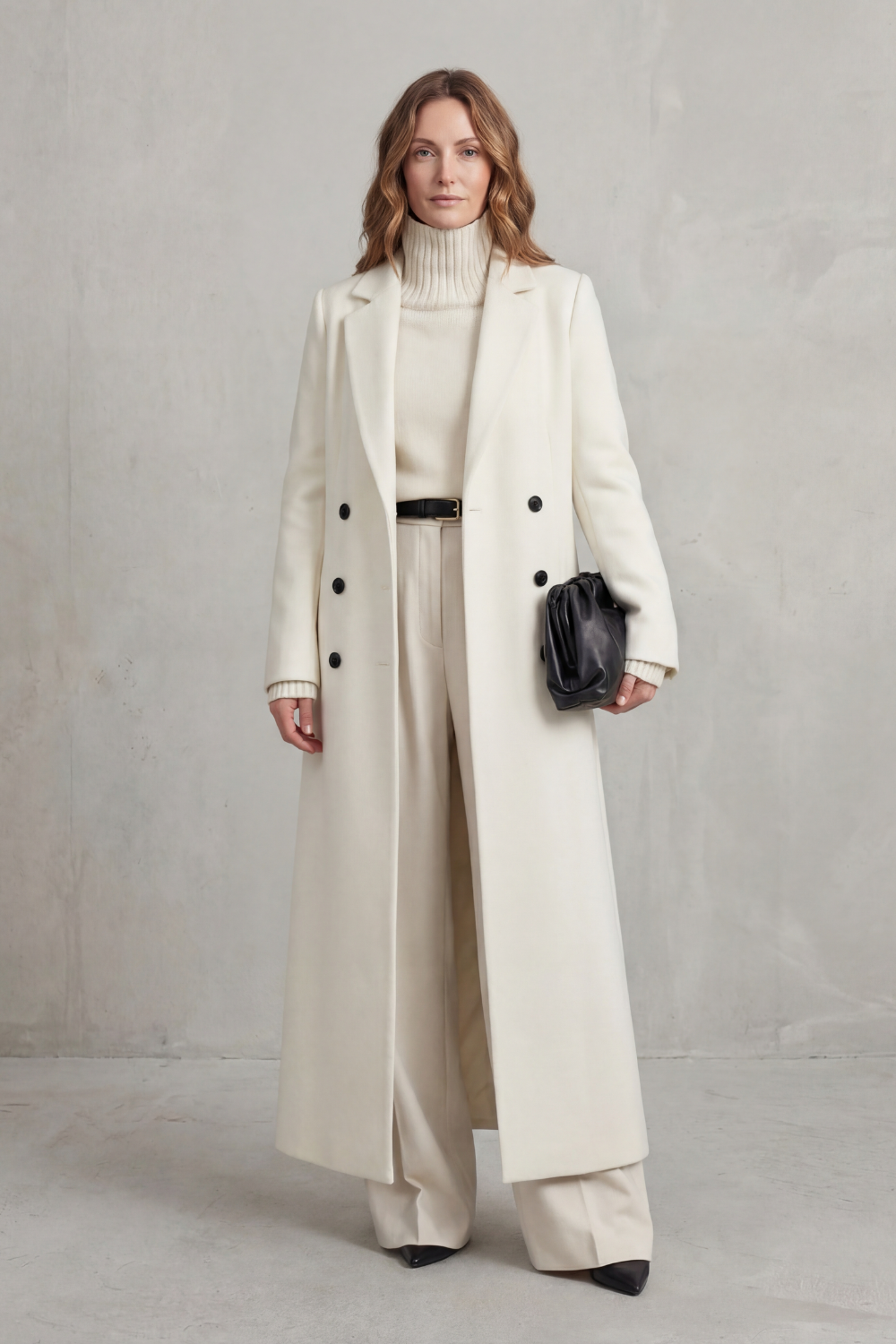 Valderine | Women's Tailored Long Wool Coat