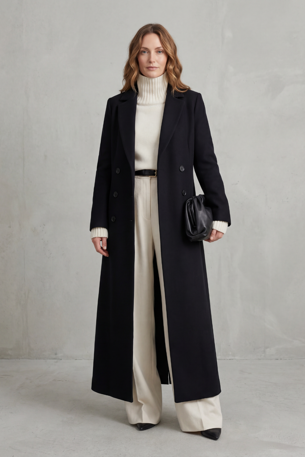 Valderine | Women's Tailored Long Wool Coat