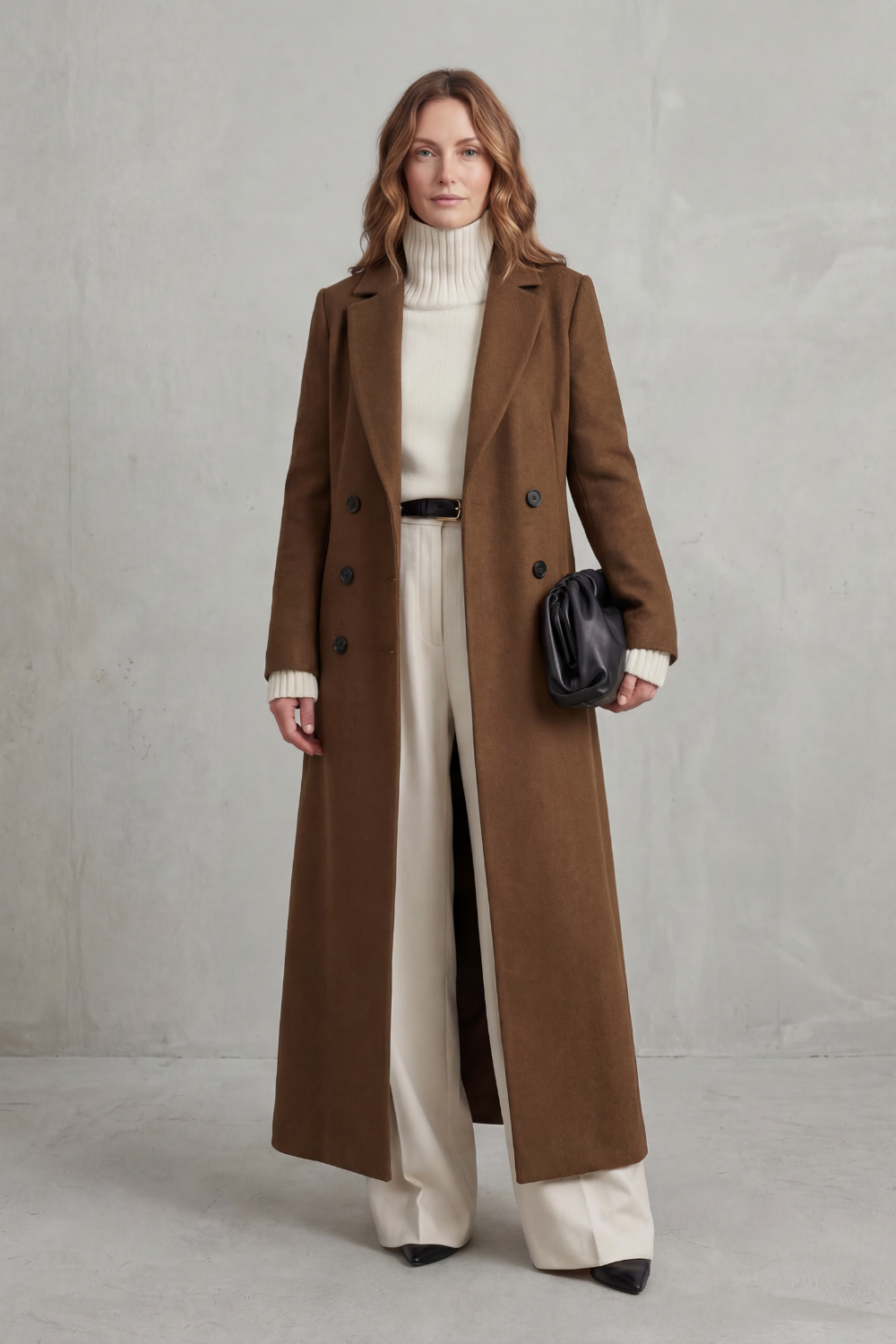 Valderine | Women's Tailored Long Wool Coat