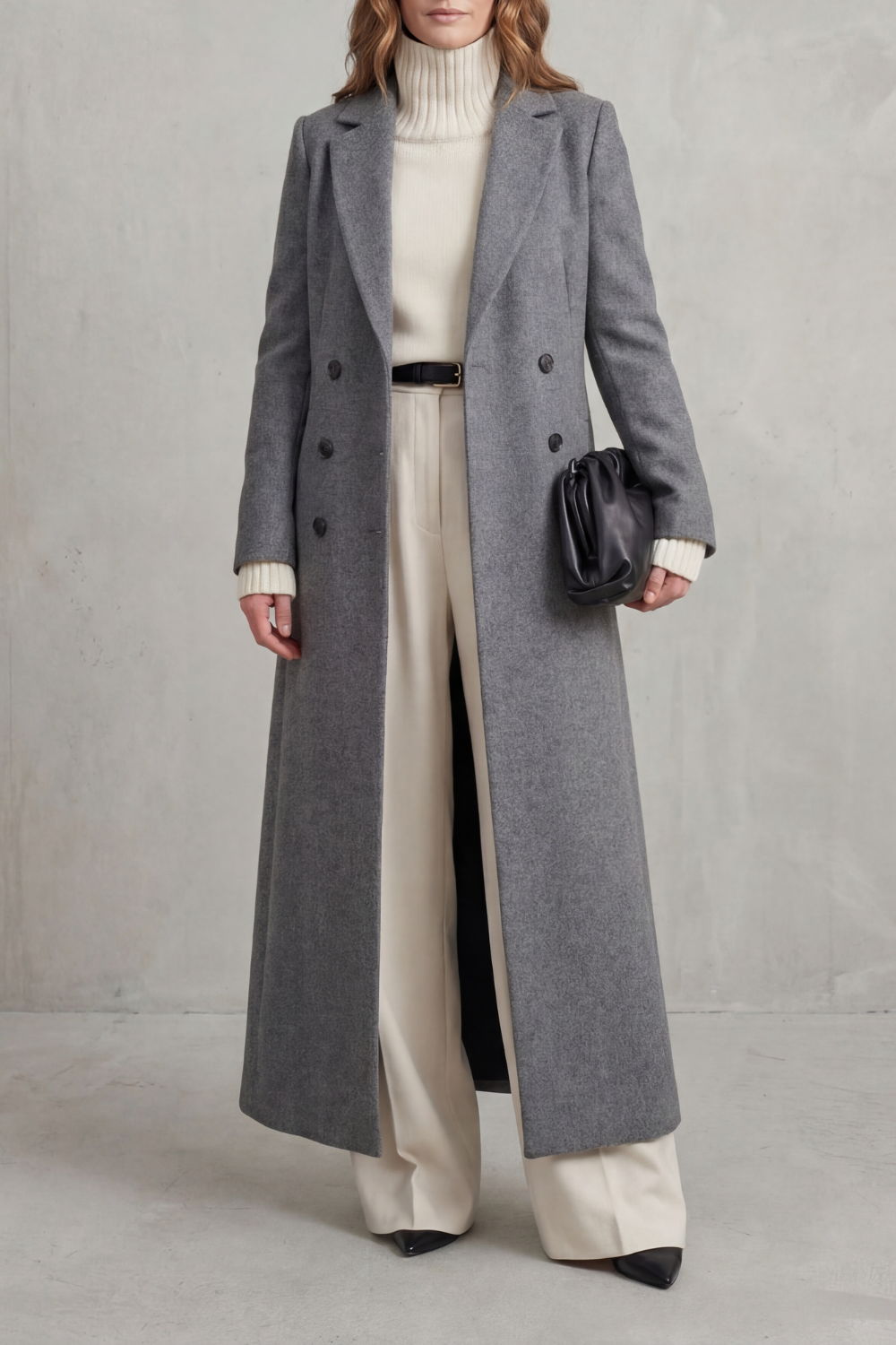 Valderine | Women's Tailored Long Wool Coat