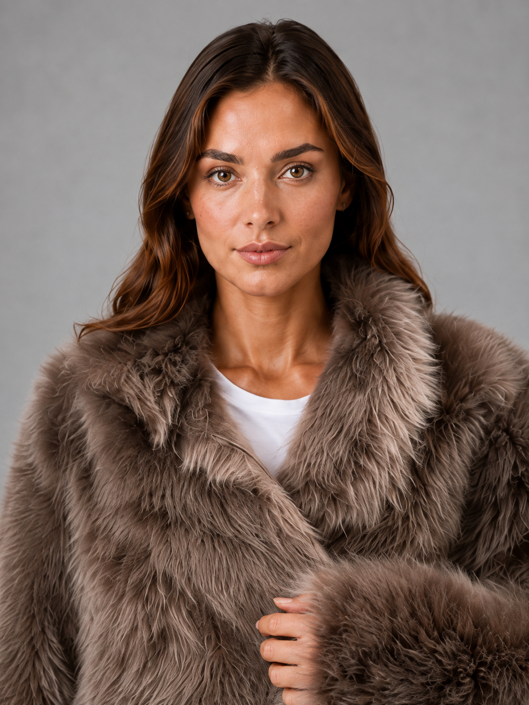 Arabella | Women's Oversized Collared Faux Fur Winter Coat