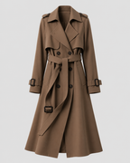 Renée | Women's Long Belted Trench Coat