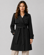 Renée | Women's Long Belted Trench Coat