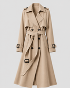Renée | Women's Long Belted Trench Coat