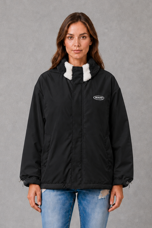 Poppy | Women's Reversible Heart Print Lightweight Casual Jacket