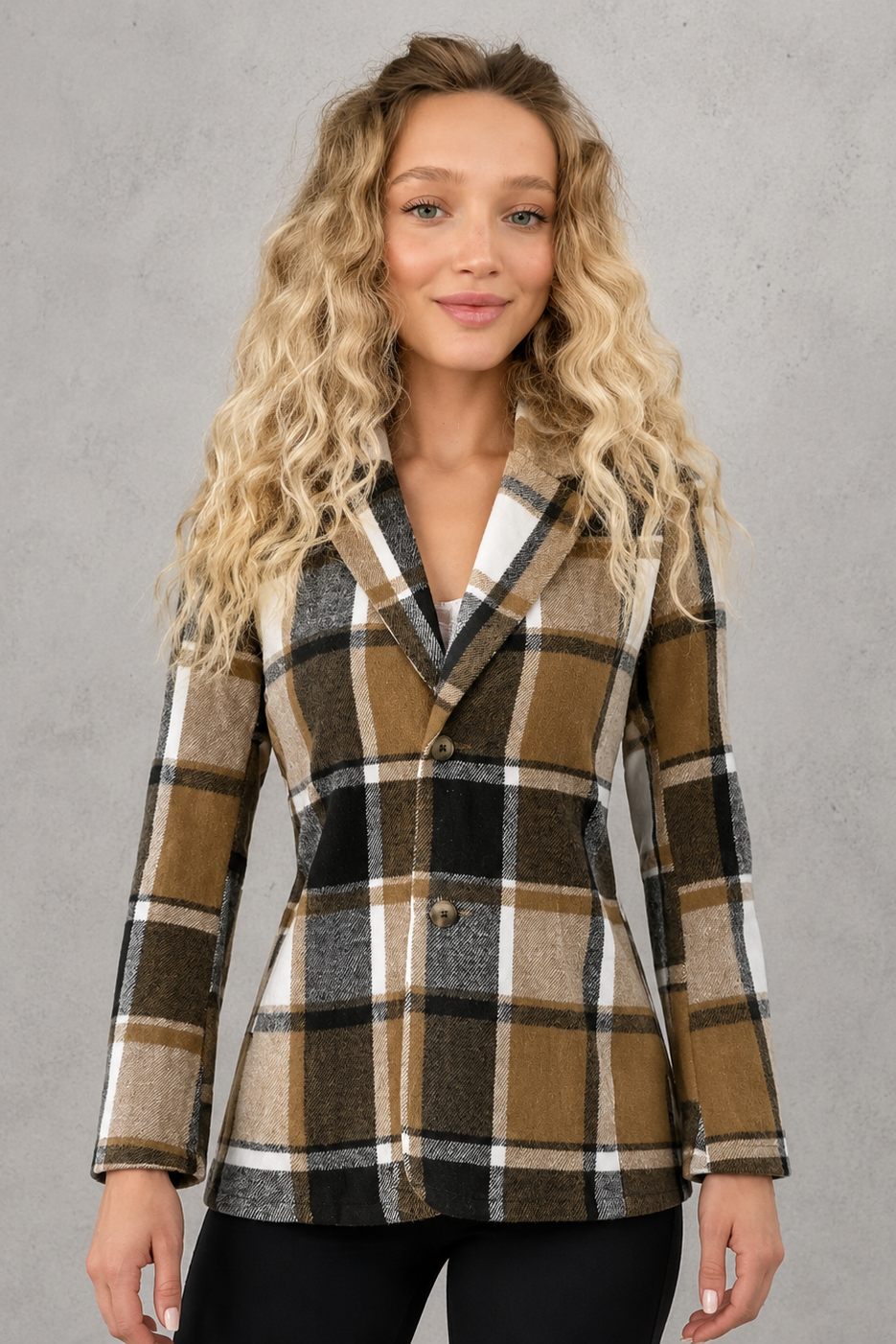 Women’s Lightweight Tailored Blazer – Smart Casual Spring & Autumn Jacket