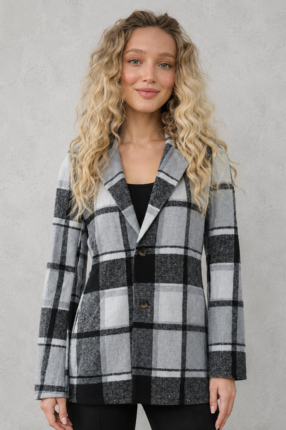 Women’s Lightweight Tailored Blazer – Smart Casual Spring & Autumn Jacket
