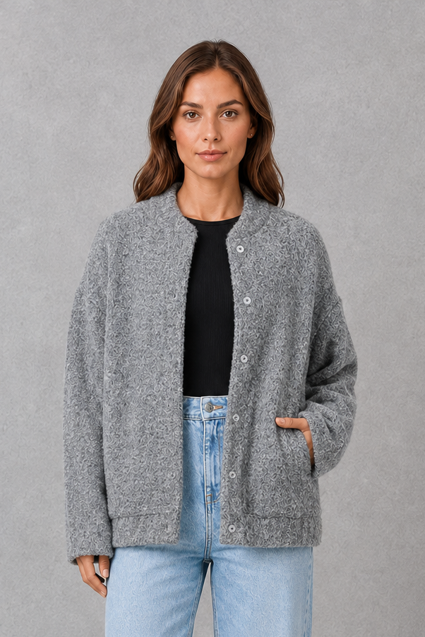 Harriet | Oversized Open-Front Smart Casual Jacket