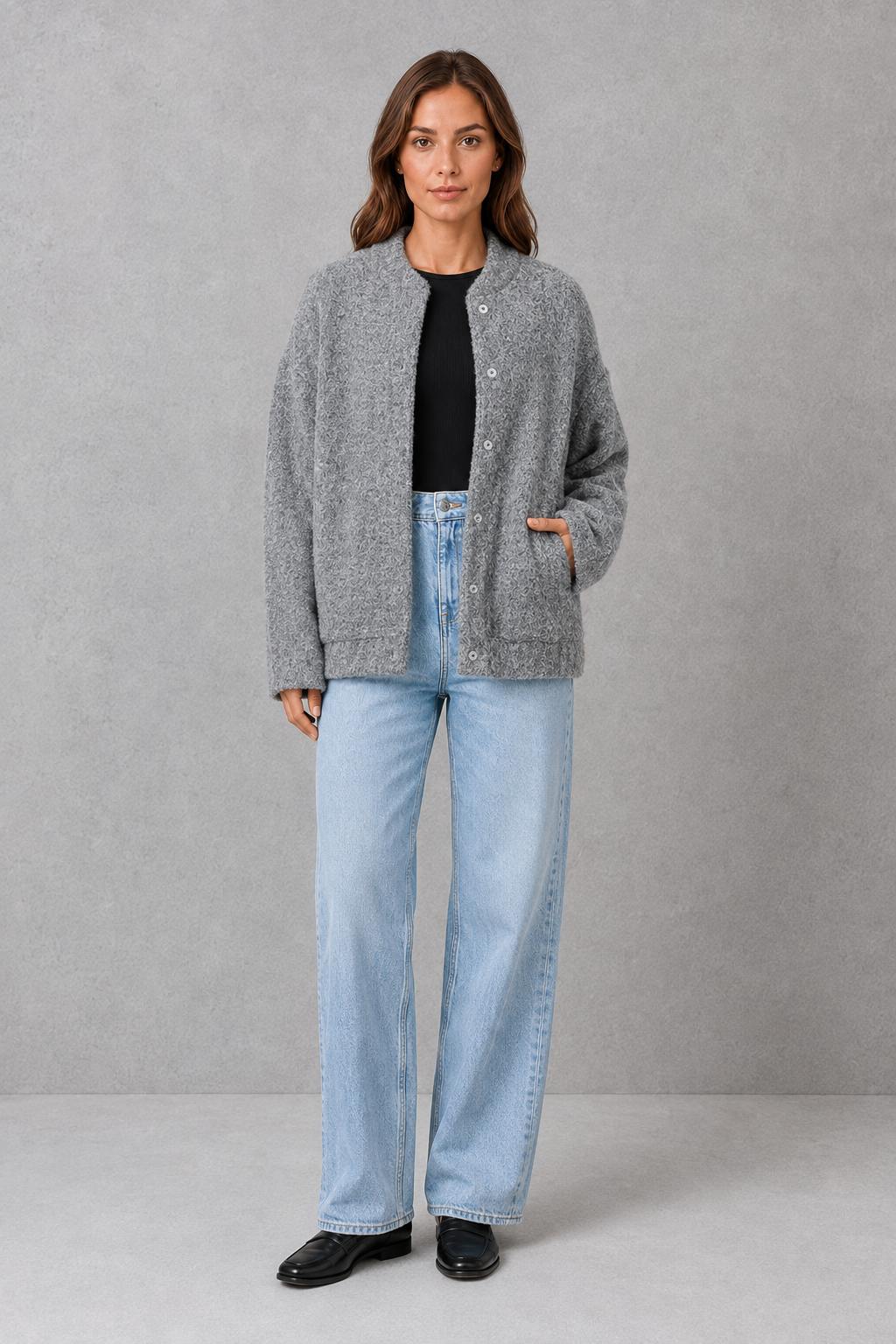 Harriet | Oversized Open-Front Smart Casual Jacket