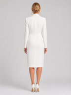 Sophie | Women's Double Breasted Tailored Blazer Midi Dress