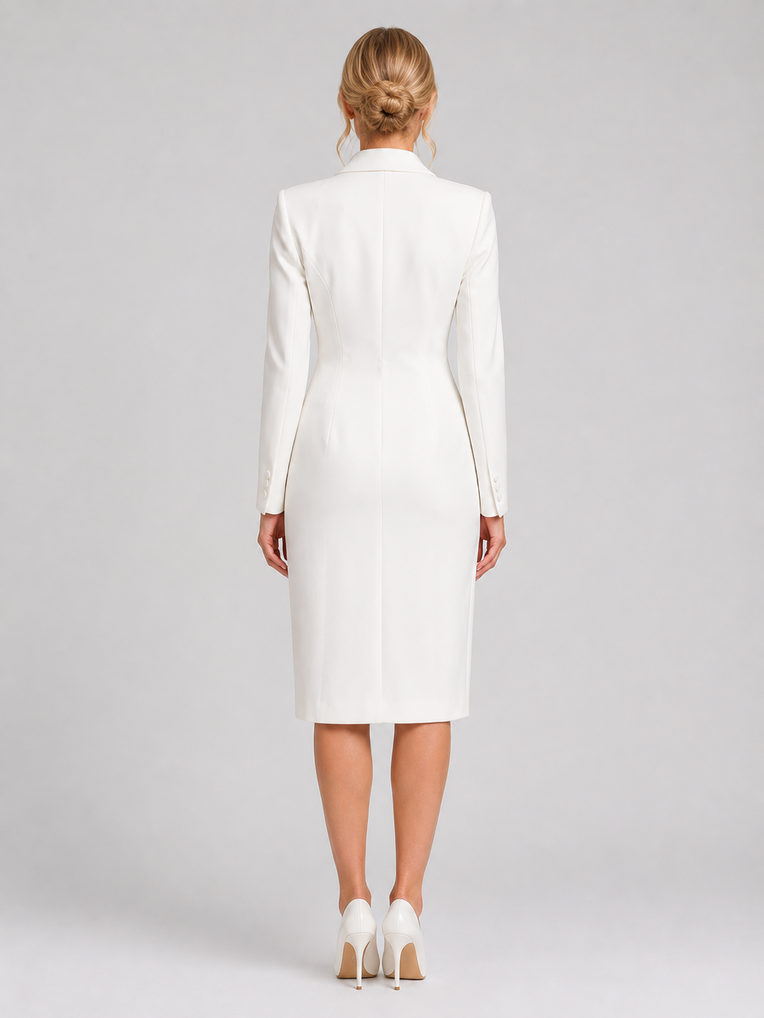 Sophie | Women's Double Breasted Tailored Blazer Midi Dress