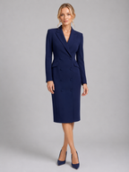 Sophie | Women's Double Breasted Tailored Blazer Midi Dress