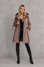 Women's Waterproof Rain Coat with Hood – Windproof Lightweight Jacket