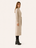 Aisling | Jumper Dress with Roll Neck and Tie Waist