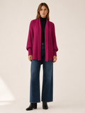Amara | Oversized Cardigan with Batwing Sleeves and Open Front