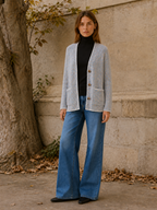 Blythe | V-Neck Cardigan with Button Front and Pockets
